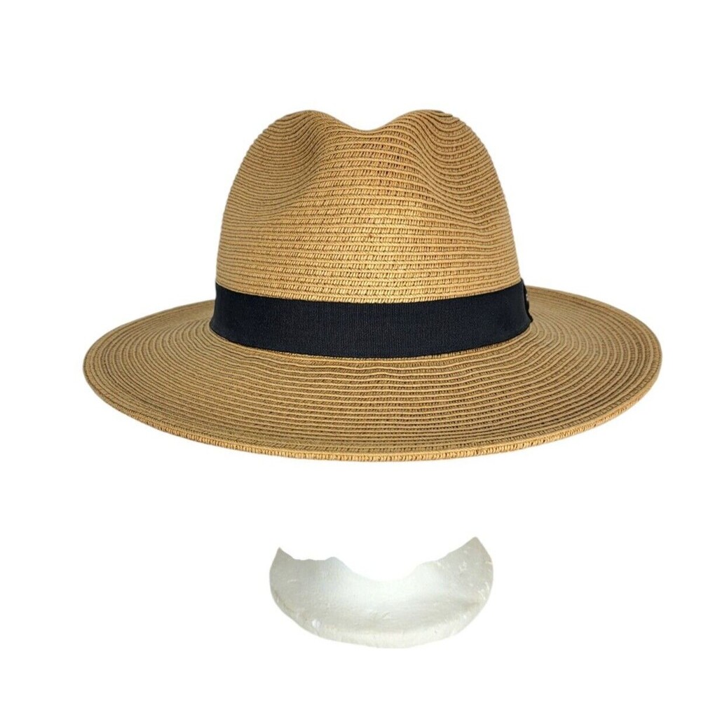 Sunday Afternoons Woven Straw UPF 50+ Unisex Size Medium Havana Hat NEW
